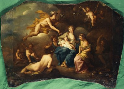 O Nascimento de Baco, ca. 1720 (óleo sobre tela) de Pierre Jacques Cazes