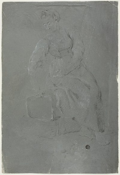 Mulher sentada de Pierre Jacques Volaire