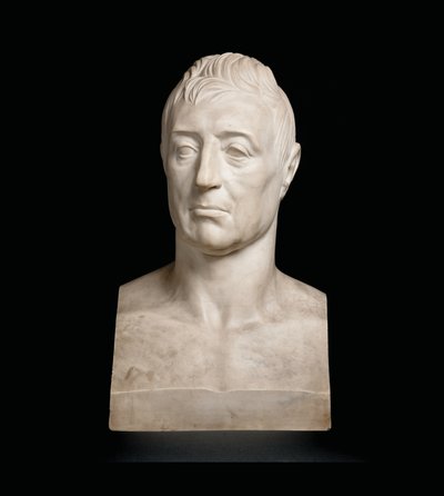 Busto de Marie-Joseph-Gilbert du Motier, Marquês de La Fayette de Pierre Jean David dAngers