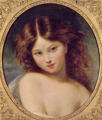 Cabeça de uma jovem de Pierre Joseph Dedreux Dorcy