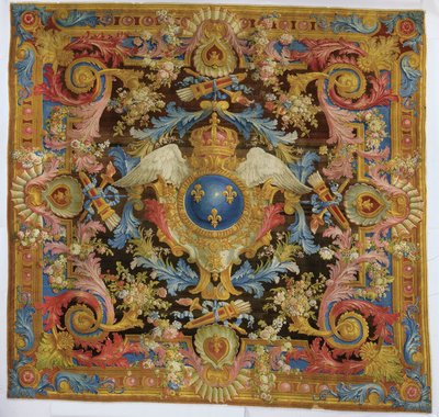 Tapete de Savonnerie Luís XV, 1740-50 de Pierre Josse Perrot