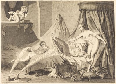 O sistema hidráulico de Pierre Laurent Auvray after Jean Honoré Fragonard