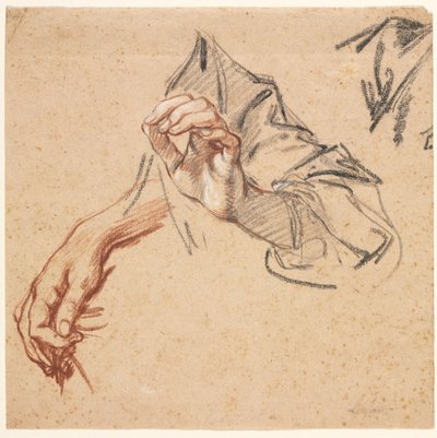 Estudo das Mãos (reto) de Pierre Lenfant