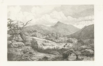 O cemitério em Baden-Baden de Pierre Louis Dubourcq