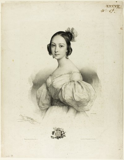 A letra "T" de Le Miroir des Dames, ou novo alfabeto francês de Pierre Louis Henri Grevedon