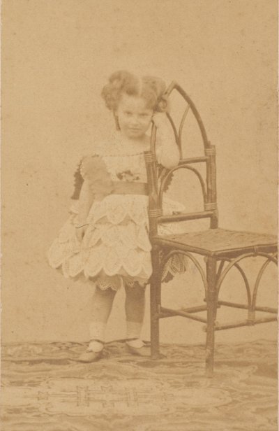 Cadeira rústica, década de 1860. de Pierre Louis Pierson