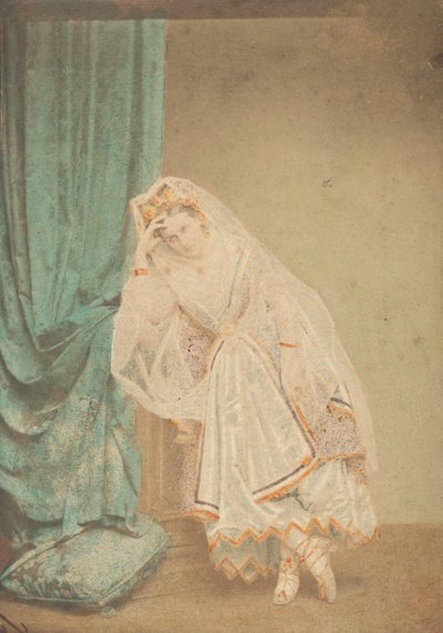 [A Condessa em Vestido de Pique Dourado como Judith], década de 1860. de Pierre Louis Pierson