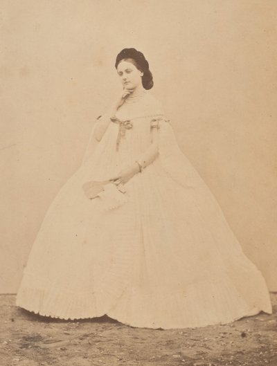 O outro roupão plissado, década de 1860. de Pierre Louis Pierson
