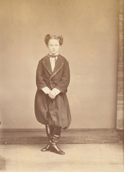O Pequeno Russo, década de 1860. de Pierre Louis Pierson