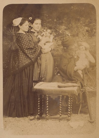 Os Cães, década de 1860. de Pierre Louis Pierson