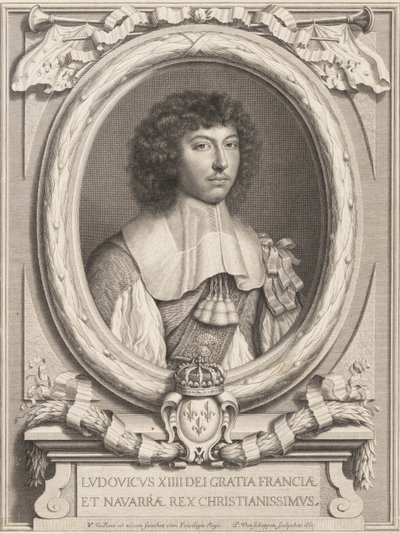 Retrato de Luís XIV, 1650-1702. de Pierre Louis van Schuppen