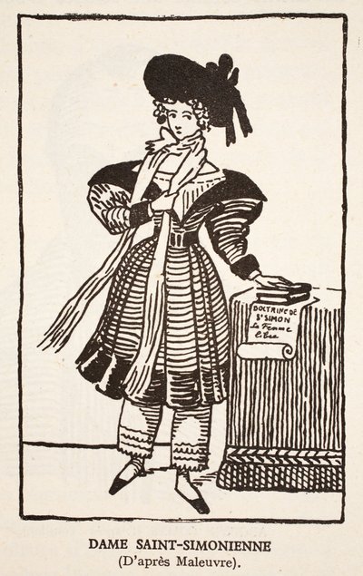 Lady Saint Simonian de Pierre Maleuvre