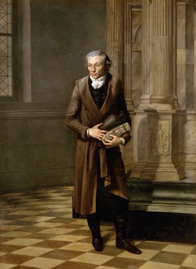 Retrato do arqueólogo Alexandre Lenoir 1761-1839 de Pierre Maximilien Delafontaine