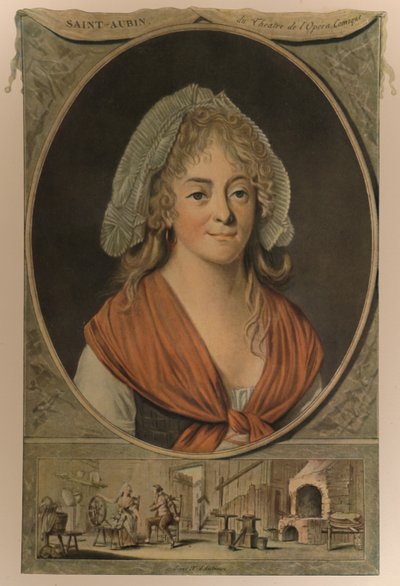 Madame Saint-Aubin, final do século XVIII, 1913 de Pierre Michel Alix