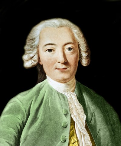 Retrato Gravura de Claude-Adrien Helvetius (1715-1771) Filósofo inglês - gravura depois de Pierre Michel Alix de Pierre Michel Alix