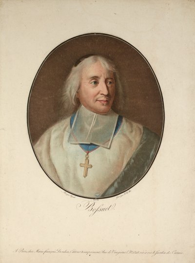 Retrato de Jacques-Bénigne Bossuet 1627-1704, c. 1795. de Pierre Michel Alix
