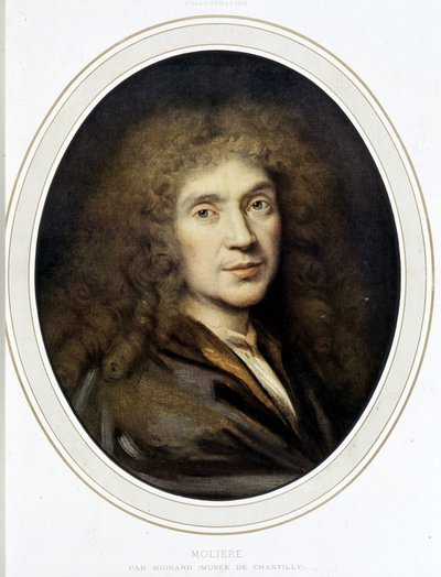 Molière by Mignard - Musée de Chantilly de Pierre Mignard