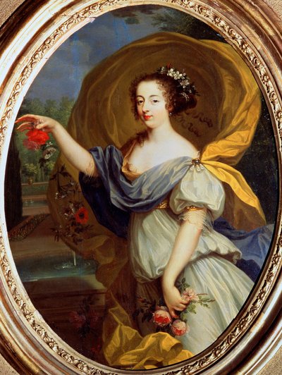 Retrato da duquesa de la Valliere como Flora, século XVII. de Pierre Mignard