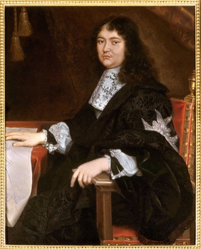 Retrato de François Michel Le Tellier, marquês de Louvois 1641-1691, segunda metade do século XVII de Pierre Mignard