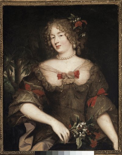 Retrato de Madame de Sevigne (óleo sobre tela de Pierre Mignard