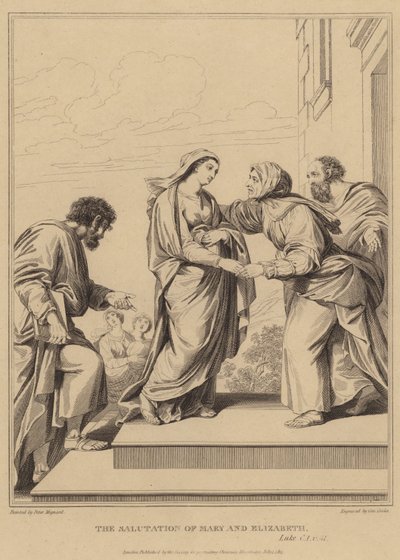 A saudação de Maria e Isabel, Lucas de Pierre Mignard