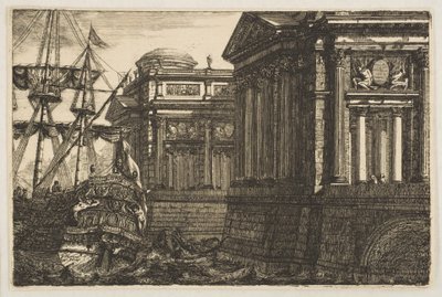 Cena do Porto, c. 1760. de Pierre Moreau