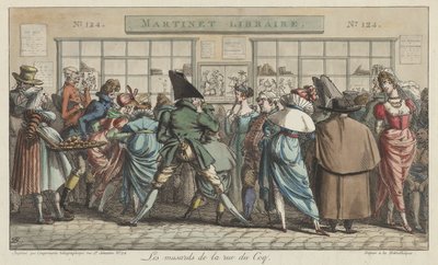 Os Dawdlers da Rue du Coq de Pierre Nolasque Bergeret