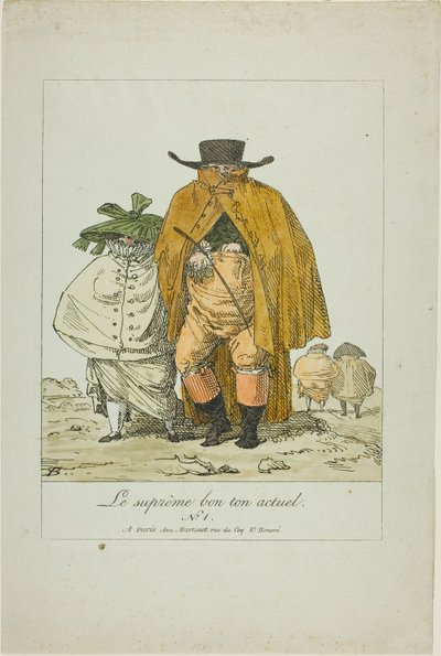 Prato Um de A Moda Atual Suprema de Pierre Nolasque Bergeret