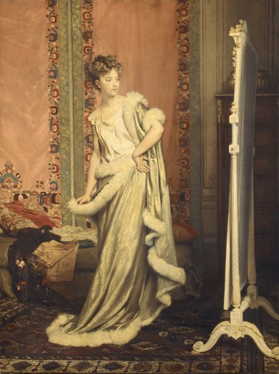 Antes do espelho, 1873. de Pierre Paul Lêon Glaize