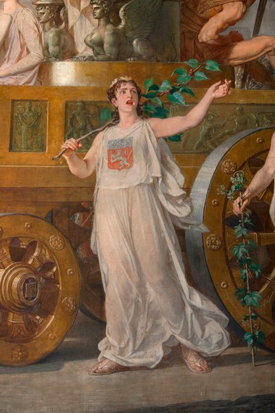 Fresco "O Triunfo da Repúblika" de Pierre Paul Lêon Glaize