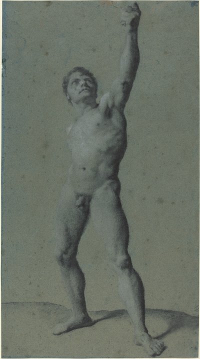 Estudo de nudez masculina de Pierre Paul Prud