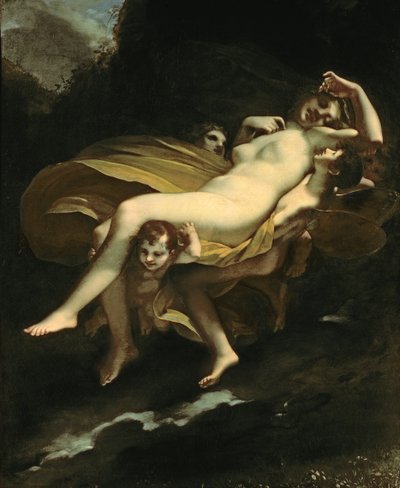 Psique transportada para o céu de Pierre Paul Prudhon