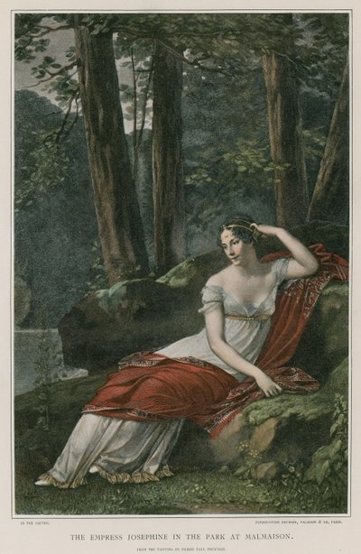 A Imperatriz Josefina no parque de Malmaison de Pierre Paul Prudhon