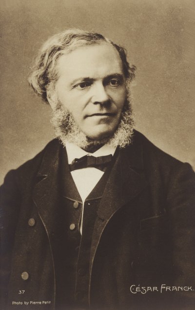 Cesar Franck, compositor, pianista, organista e professor de música nascido na Bélgica que trabalhou em Paris durante sua vida adulta (1822-1890) de Pierre Petit