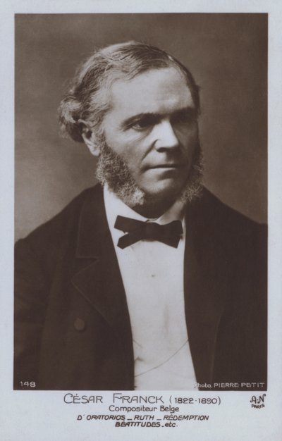 Cesar Franck, compositor e pianista belga (foto a p/b) de Pierre Petit