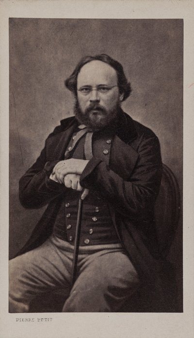 Retrato de Pierre-Joseph Proudhon 1809-1865, c. de Pierre Petit