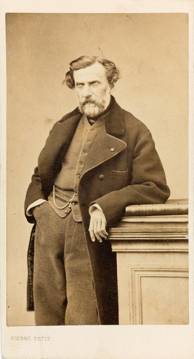 Retrato do compositor Ambroise Thomas 1811-1896. de Pierre Petit