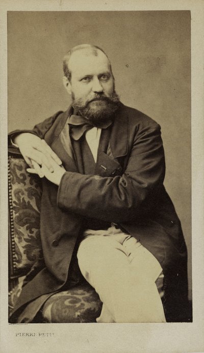 Retrato do compositor Charles Gounod 1818-1893, c. 1870. de Pierre Petit