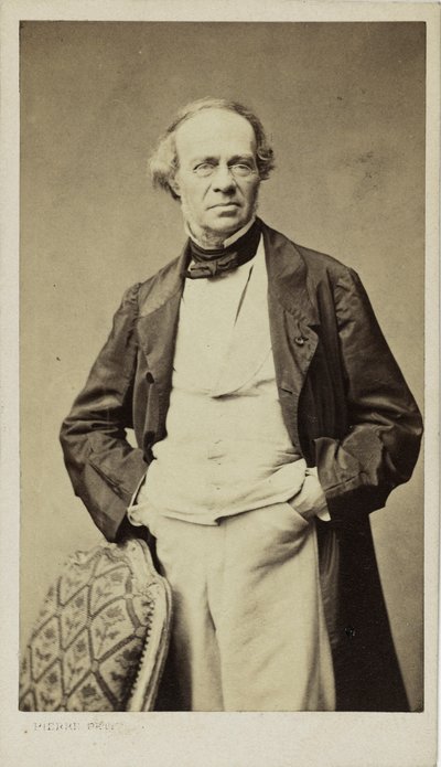 Retrato do compositor Jacques Fromental Halévy 1799-1862, ca 1860. de Pierre Petit
