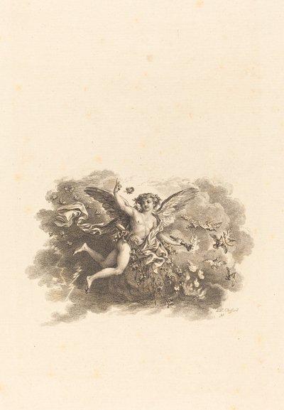 Fleuron para as páginas de título de Pierre Philippe Choffard