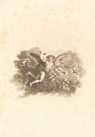 Fleuron para as páginas de título de Pierre Philippe Choffard