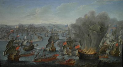 CombateNavalDePalermo16760602PierrePuget1677 de Pierre Puget