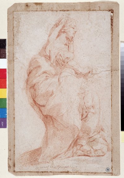 A Virgem e o Menino Jesus (desenho) de Pierre Puget