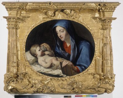 O sono do Menino Jesus (óleo sobre tela) de Pierre Puget