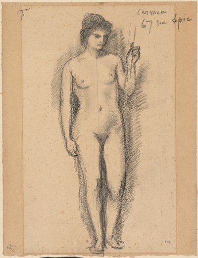 Carmen, última metade do século XIX. de Pierre Puvis de Chavannes