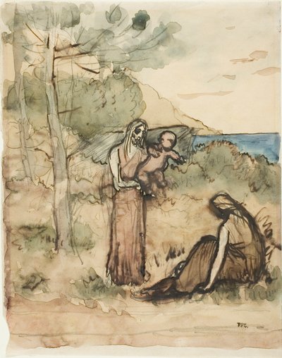 Família de pescadores de Pierre Puvis de Chavannes