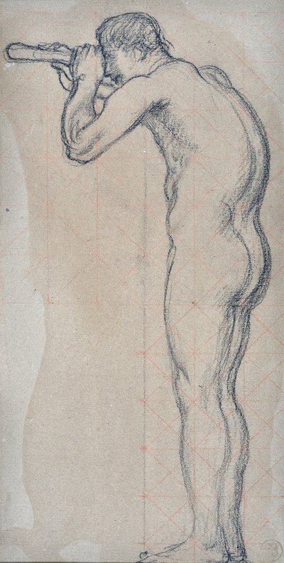 O telescópio (desenho) de Pierre Puvis de Chavannes