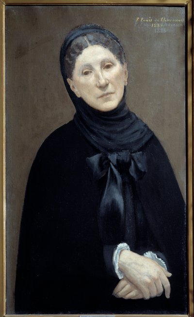 Retrato da Princesa Marie Cantacuzene, Mulher do Artista "Pintura de Pierre Puvis de Chavannes de Pierre Puvis de Chavannes