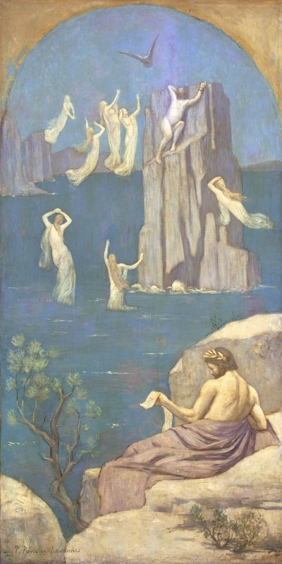 Prometheus (óleo sobre tela) de Pierre Puvis de Chavannes