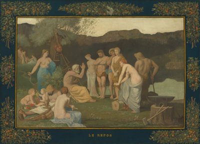 Repouso de Pierre Puvis de Chavannes